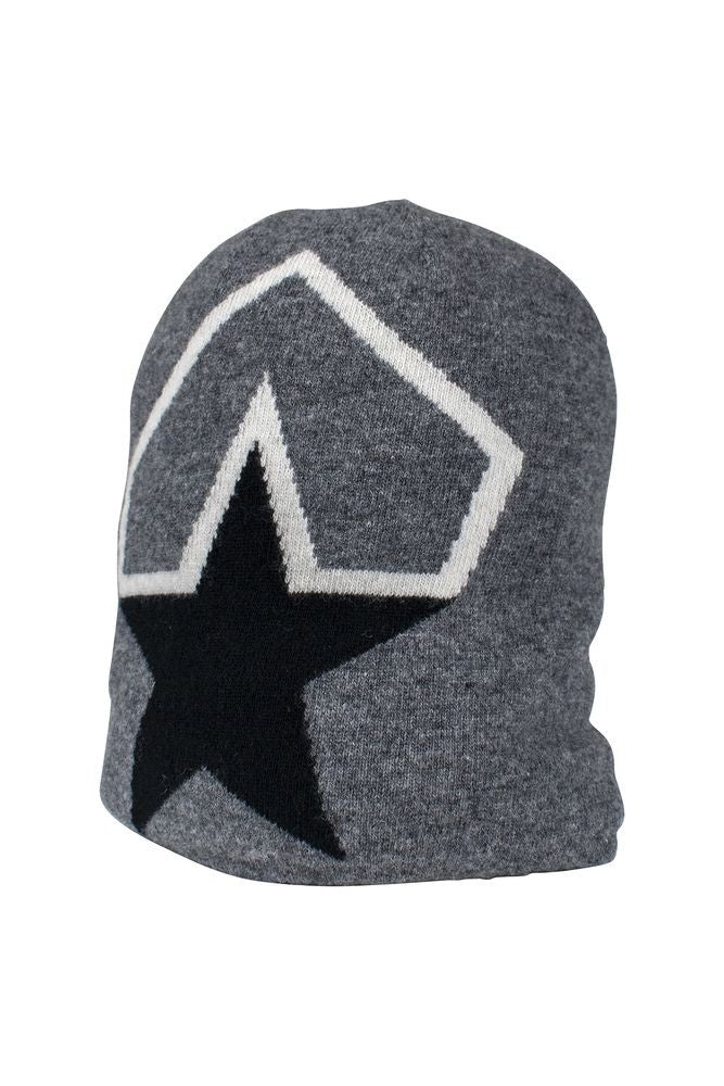 Moncler Heather Grey Wool Beanie