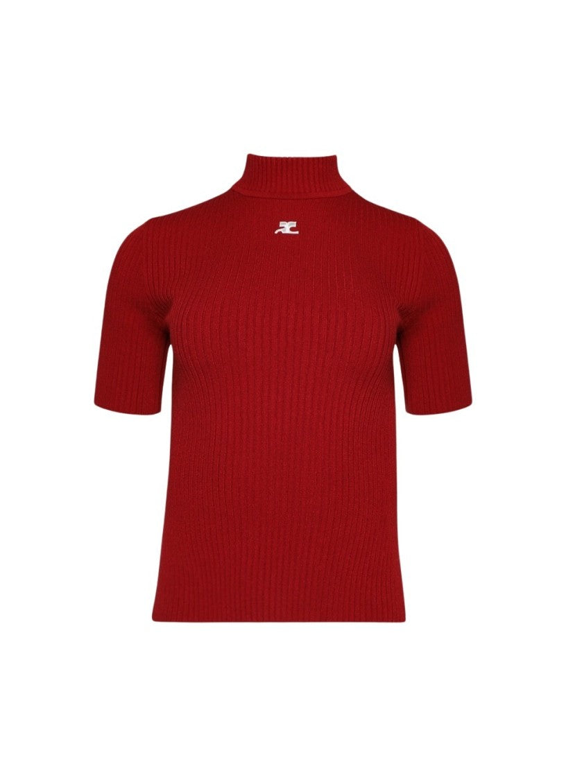 Courrèges Reedition Knited Top Red