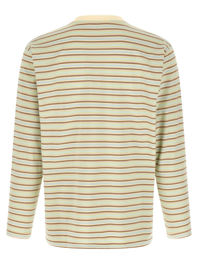 Auralee Gradient Stripes T-Shirt