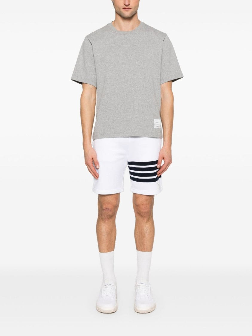 Thom Browne Heather Grey Oversized Short-Sleeve Jersey Tee