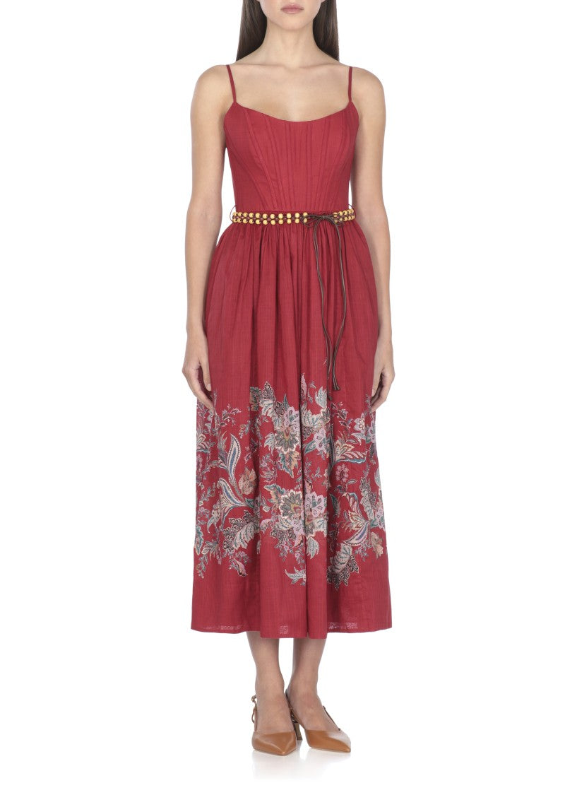 Zimmermann Rihannon Corset Midi Dress