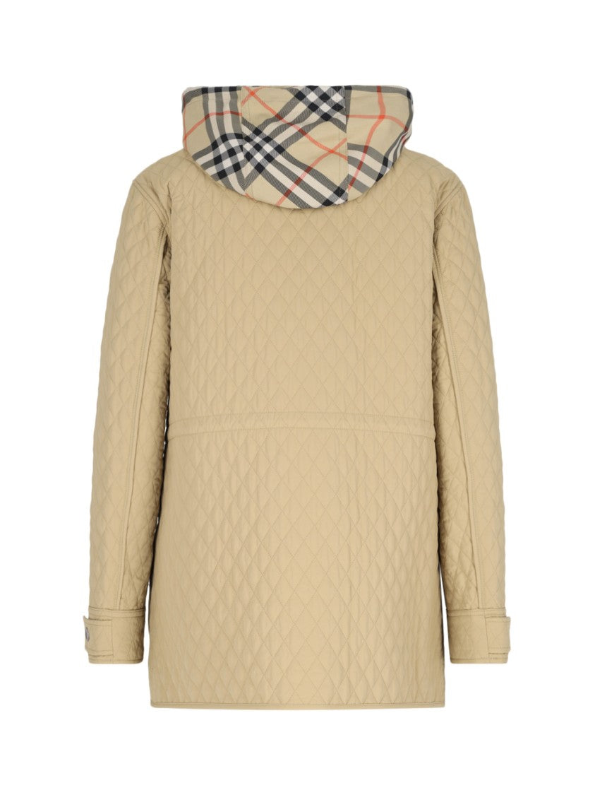 Burberry Technical "Check" Jacket – Beige