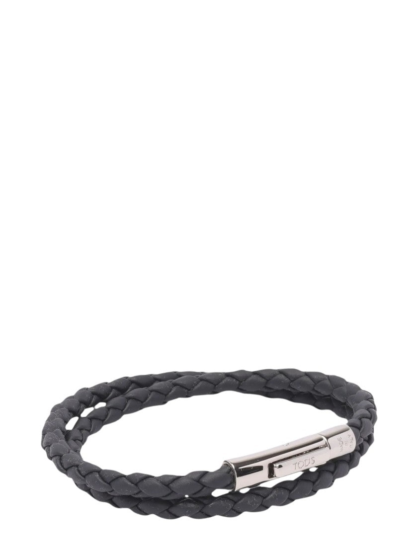 Tod's Double-Wrap Braided Bracelet