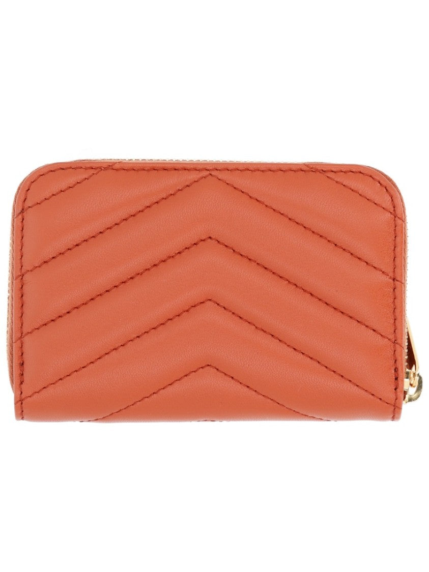 Saint Laurent Cassandre Leather Coin Purse