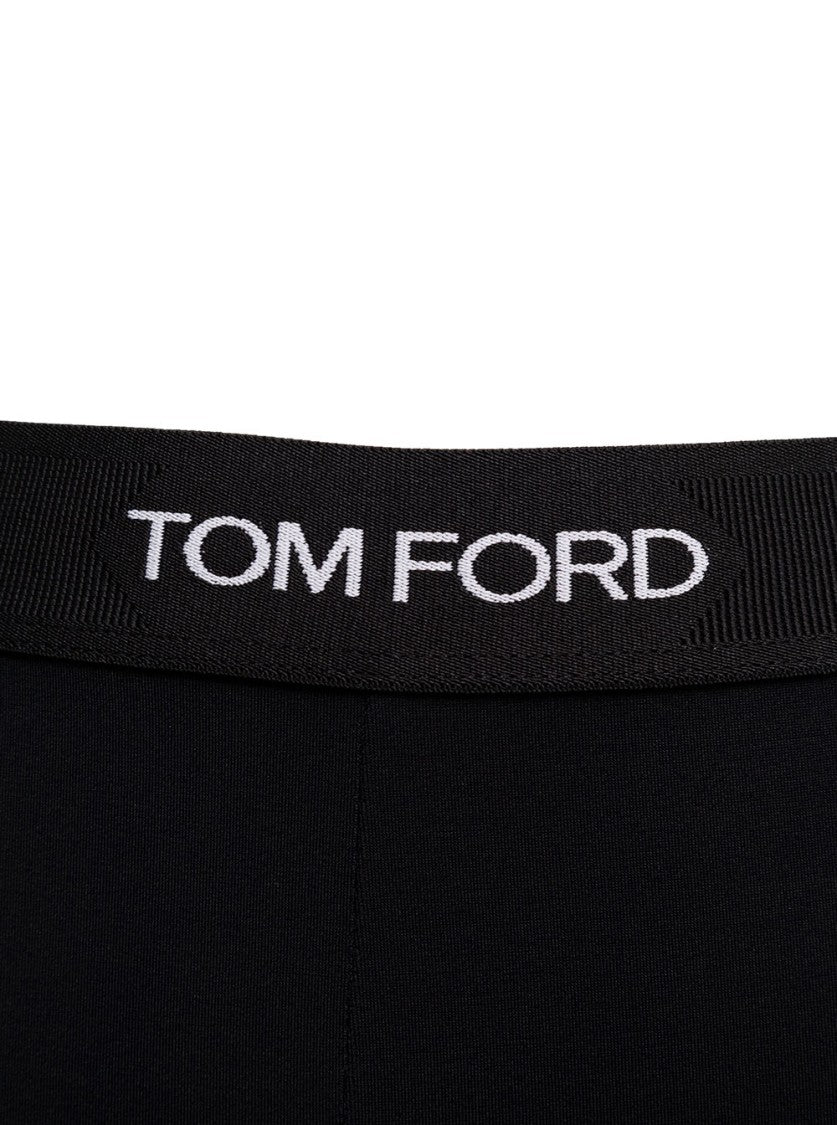 Tom Ford Woman's Black Stretch Lycra Leggings