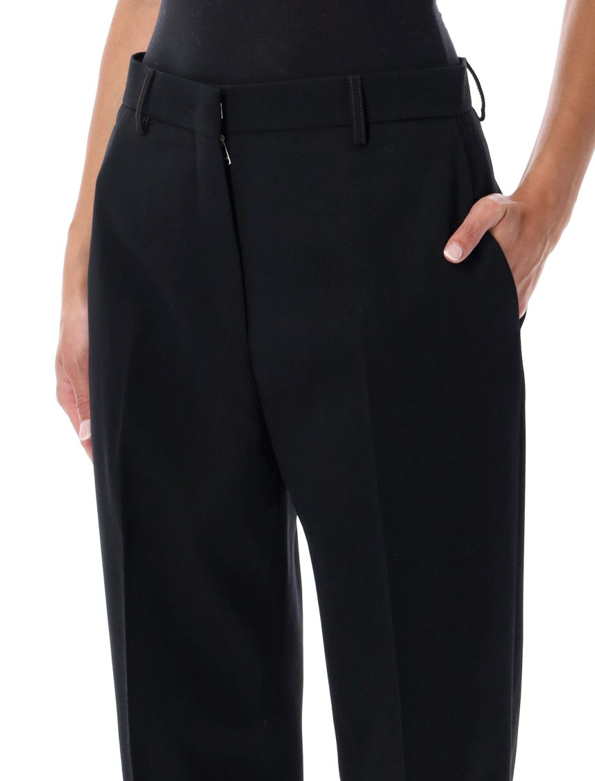 Lanvin Wool Cigarette Formal Pants