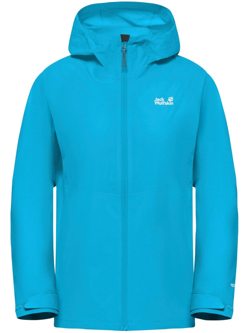 Jack Wolfskin Turquoise Blue Prelight Lightweight Jacket