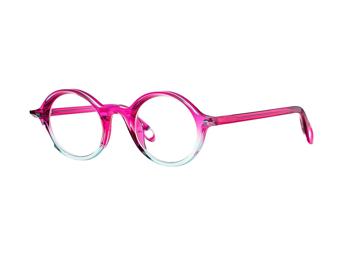Theo Purple/Green Sunrise 012 Translucent Gradient Eyeglasses