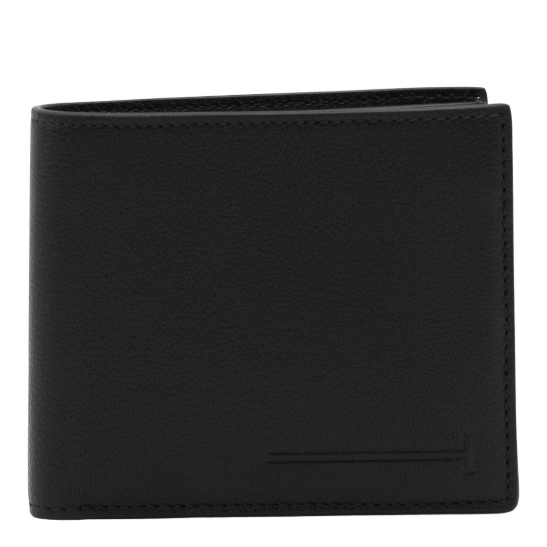Tom Ford Bifold Wallet In Smooth Black Leather