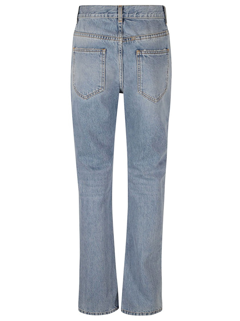 Givenchy Classic High-Waisted Straight-Leg Denim