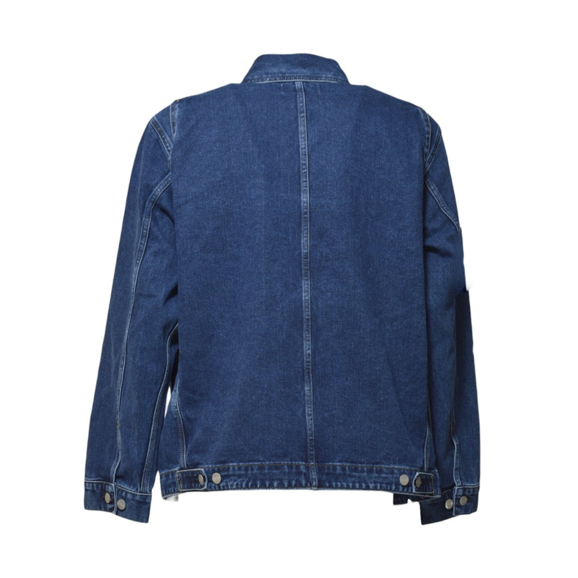 Carhartt Wip Boxy Single-Breasted Denim Jacket With Reinforced Pockets