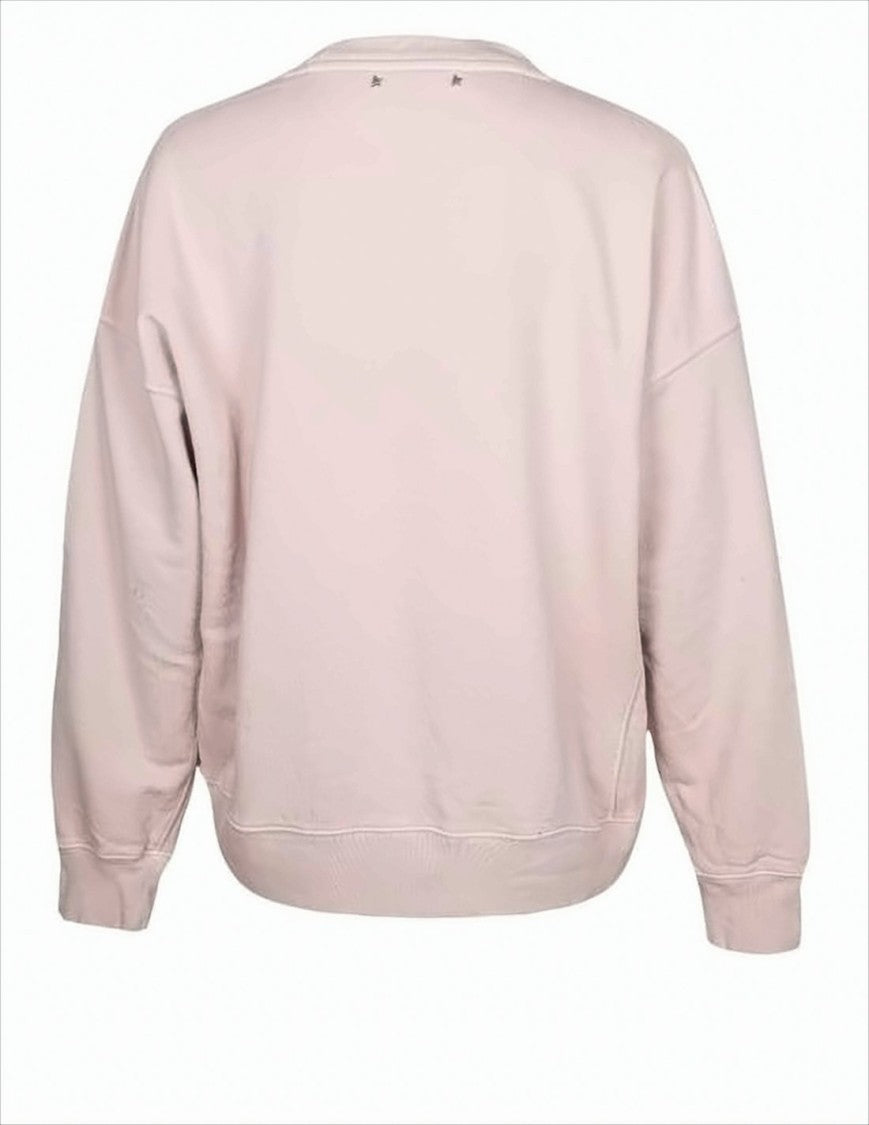Golden Goose Vintage Graphic Print Sweatshirt With Ribbed Cuffs