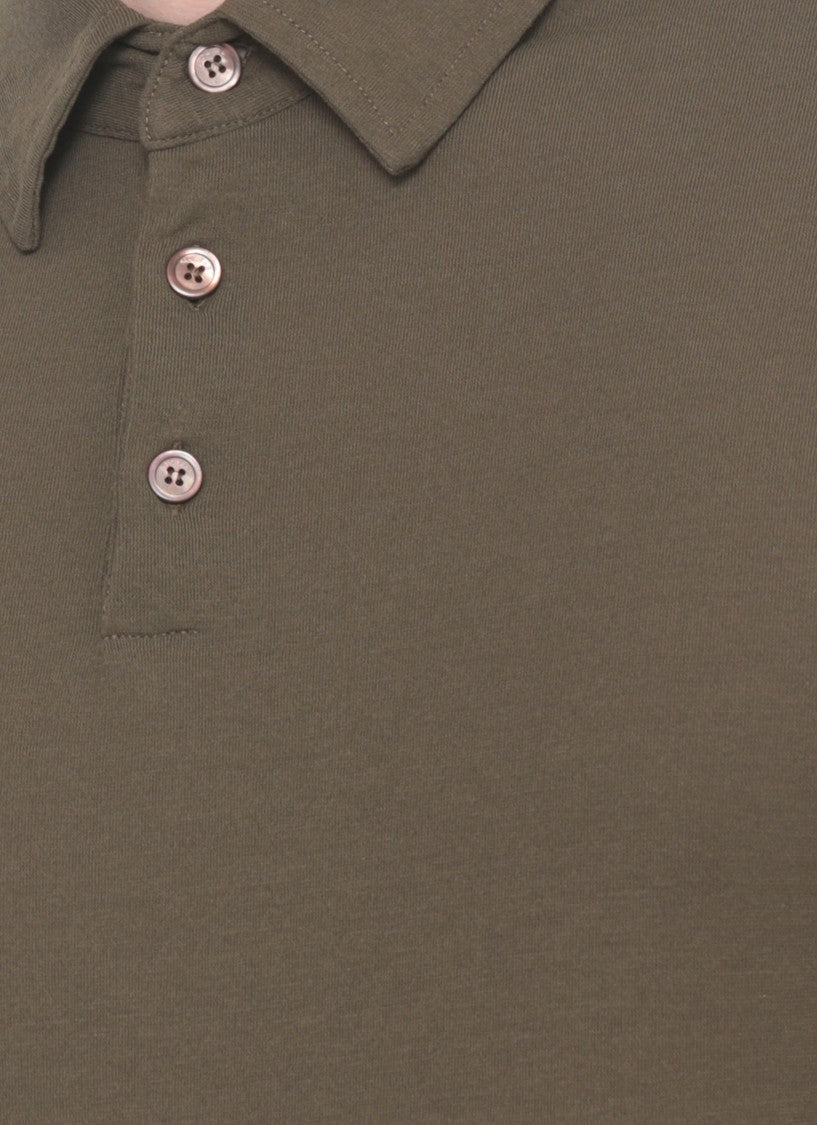 Zanone Three Buttons Cotton Polo Shirt