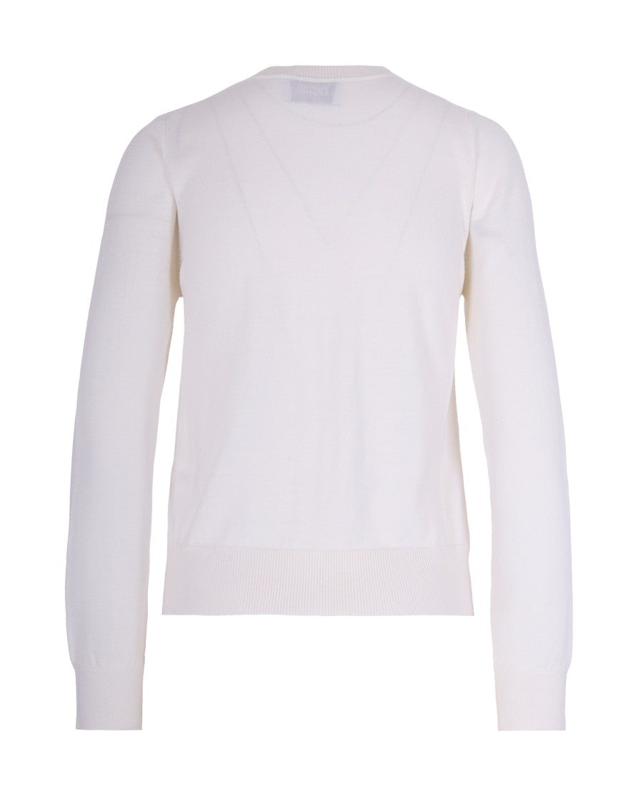 Alpha Studio Milk Merino Wool Cardigan