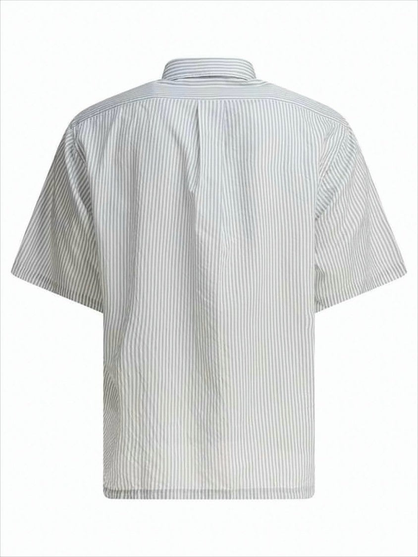 Kaptain Sunshine Relaxed Boxy Fit Striped Short-Sleeve Shirt