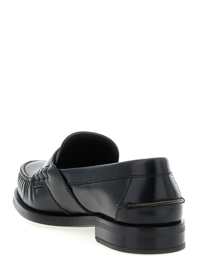 Prada Brushed Calf Leather Loafers