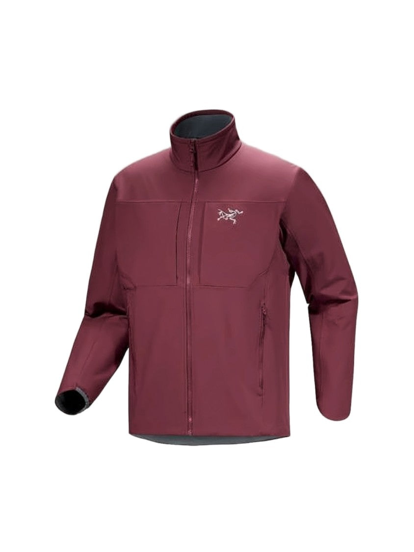 Arc'teryx Lightweight Burgundy Jacket With High Collar