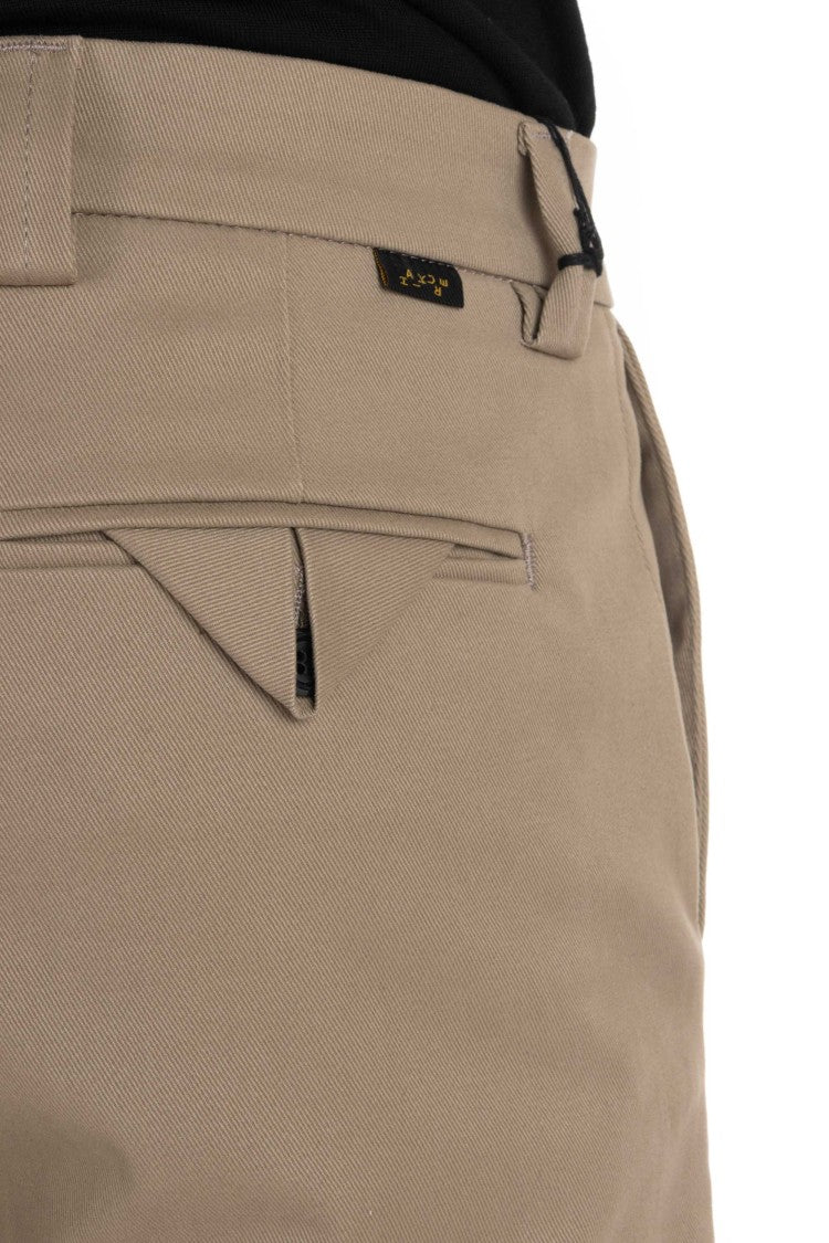 Haikure Baggy Chino Pants With Concealed Closure And Logo Tag