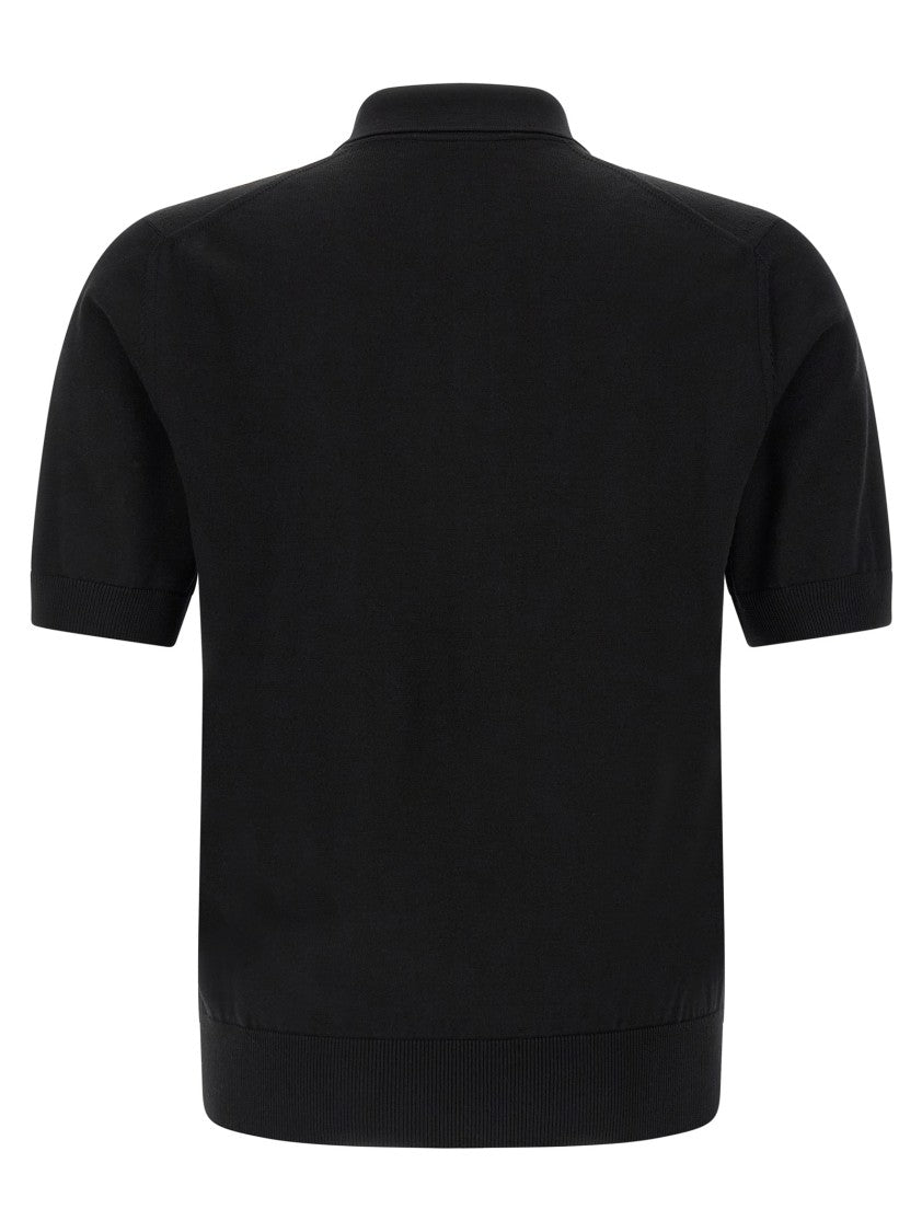 Dolce & Gabbana Heraldic Patch Polo Shirt