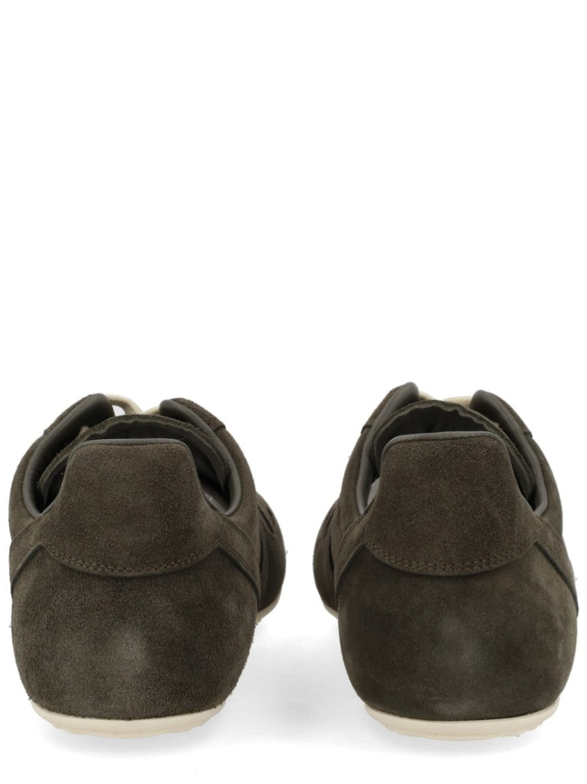 Rick Owens Minimal Sneaks Monochromatic Calf Sneakers