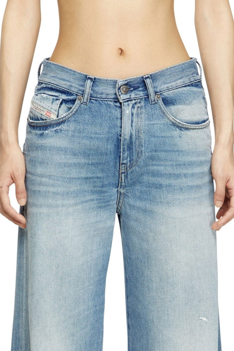 Diesel Blue Cotton Jeans