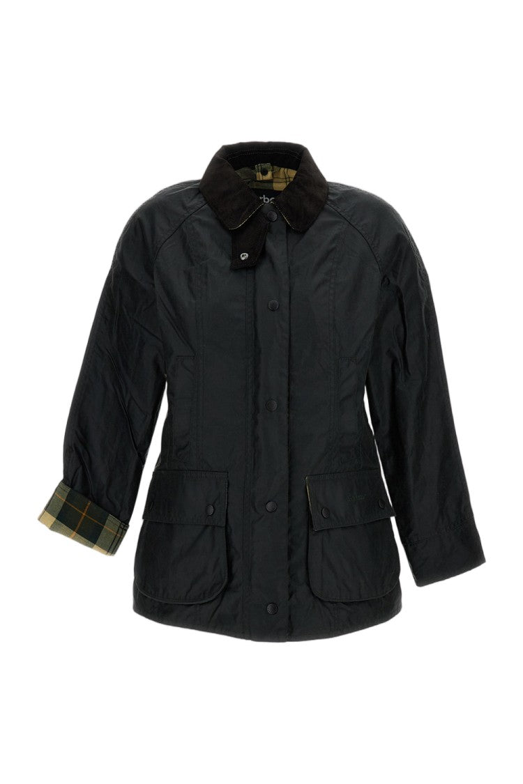Barbour Green Beadnell Waxed Cotton Jacket