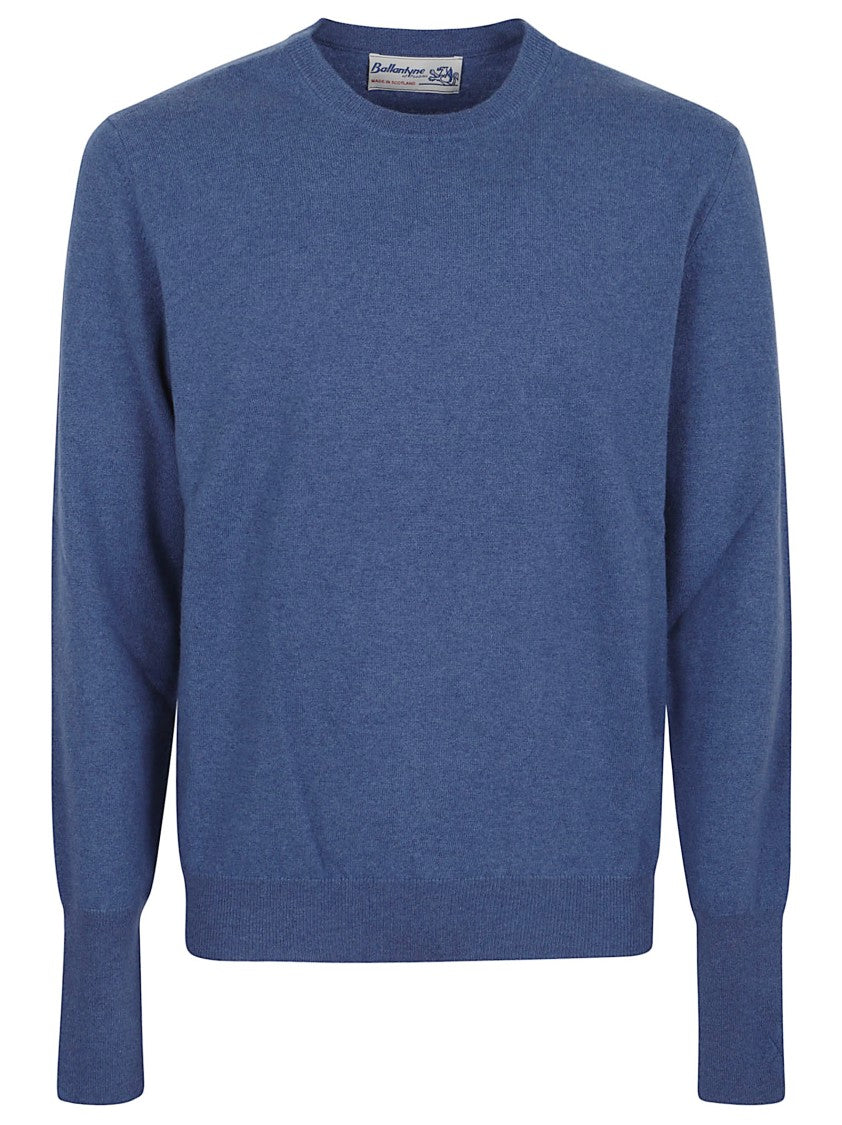 Ballantyne Cashmere Sweater With Classic Crew Neck