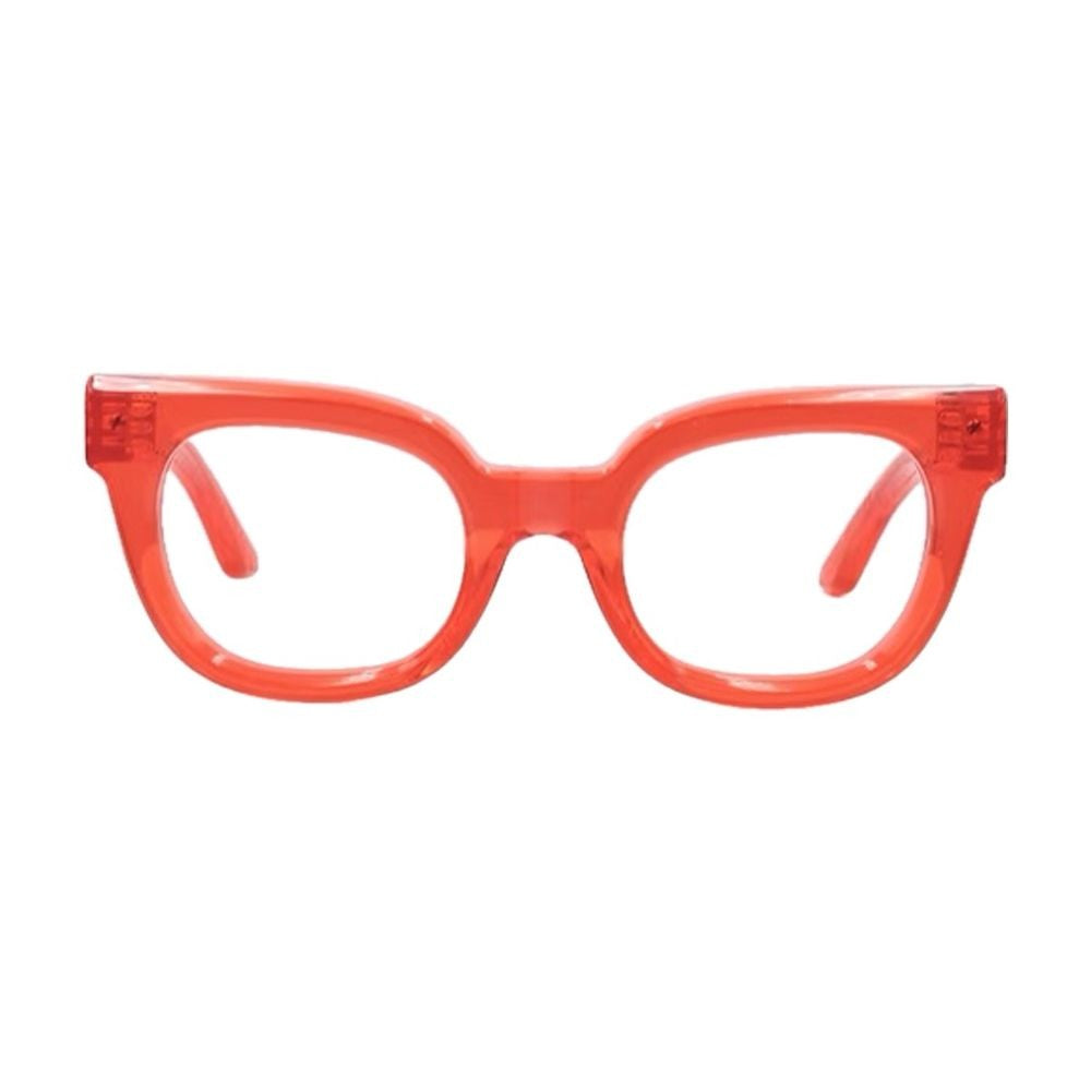 Panetti Eyewear Krystal Next Transparent Red Acrylic Sunglasses