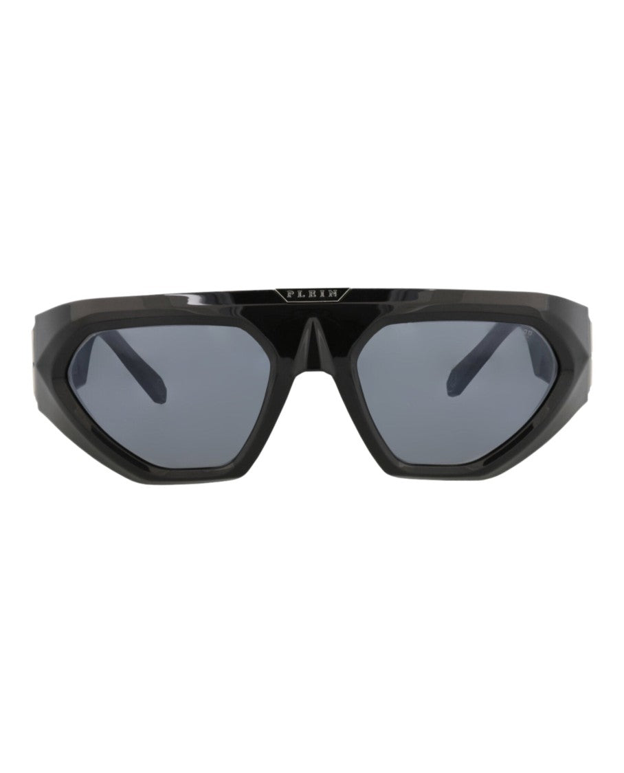 Philipp Plein Shield-Frame Nylon Sunglasses