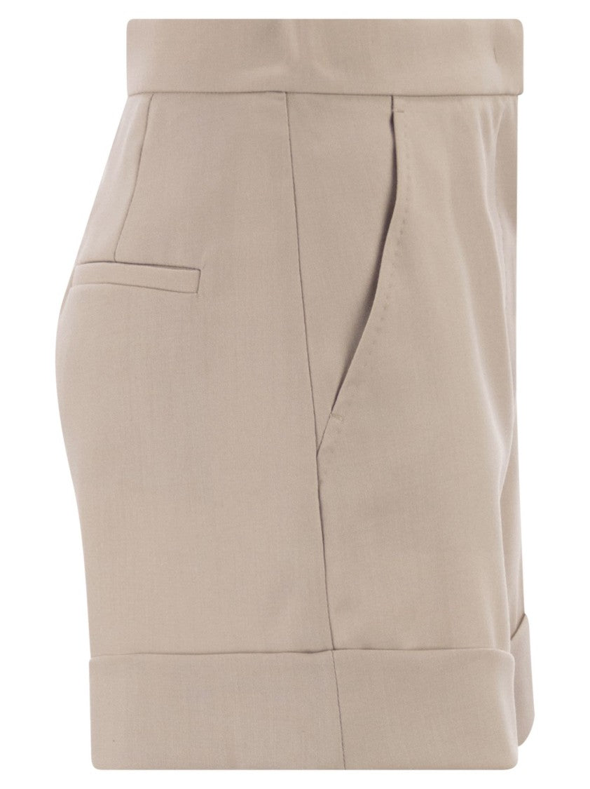 Max Mara Mxmcelebre - Shorts In Wool, Mohair