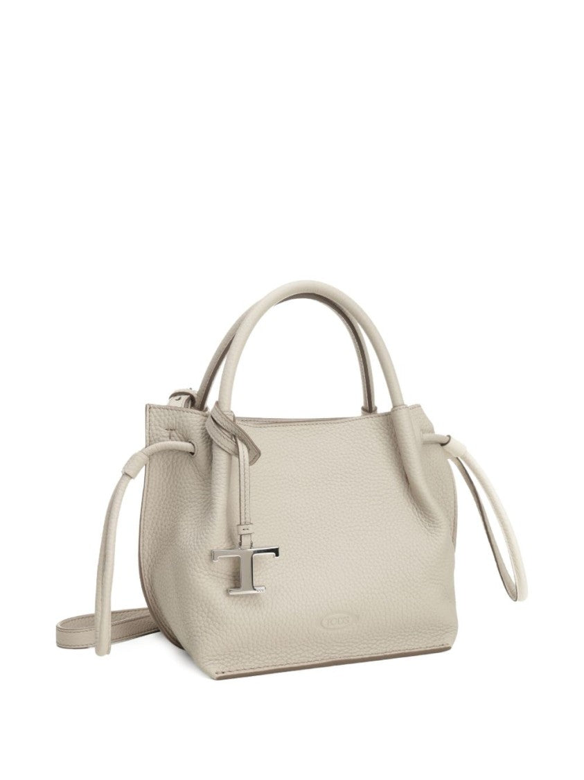 Tod's Structured Off-White Handbag