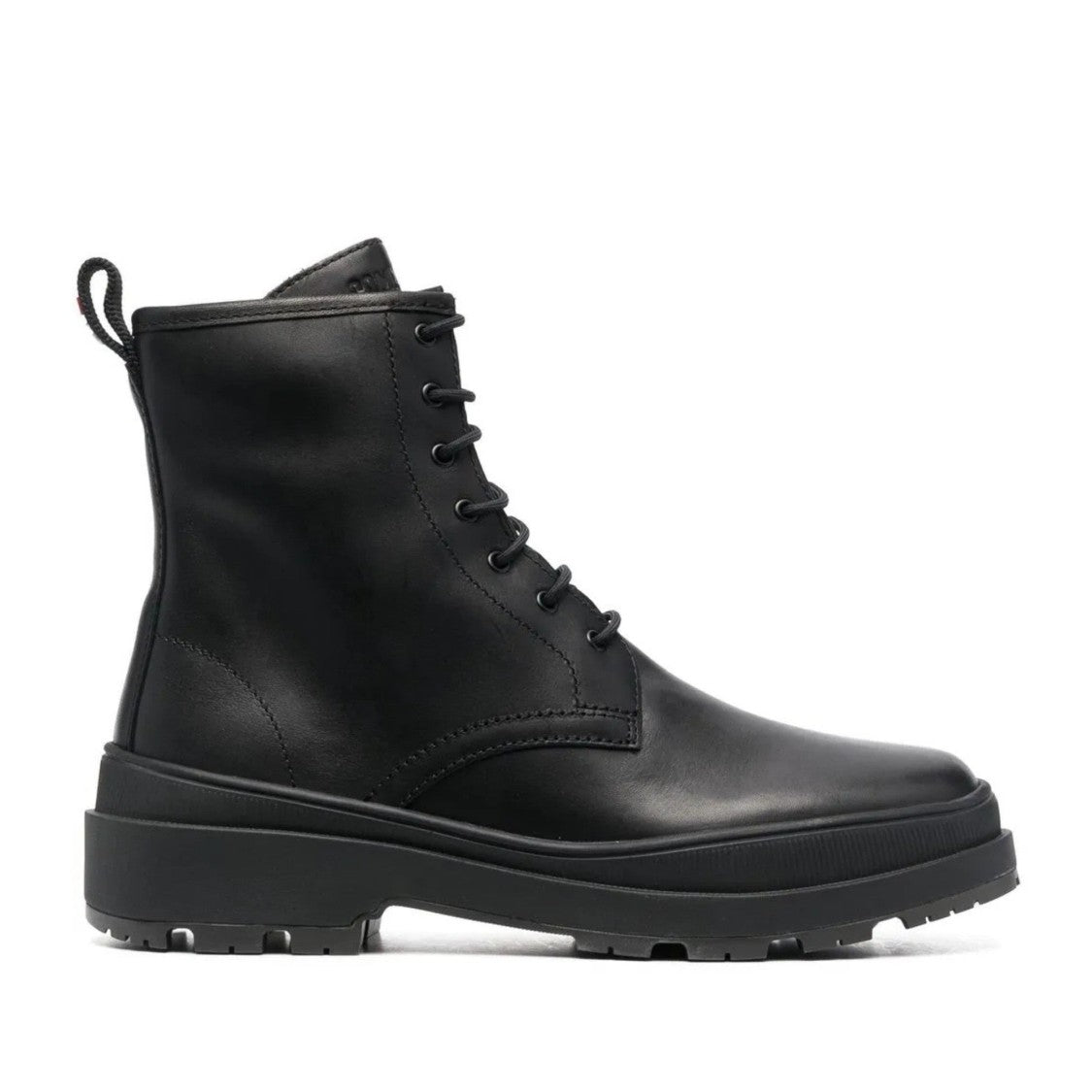 Camper Force Negro Brutus Black Lace-Up Leather Boots