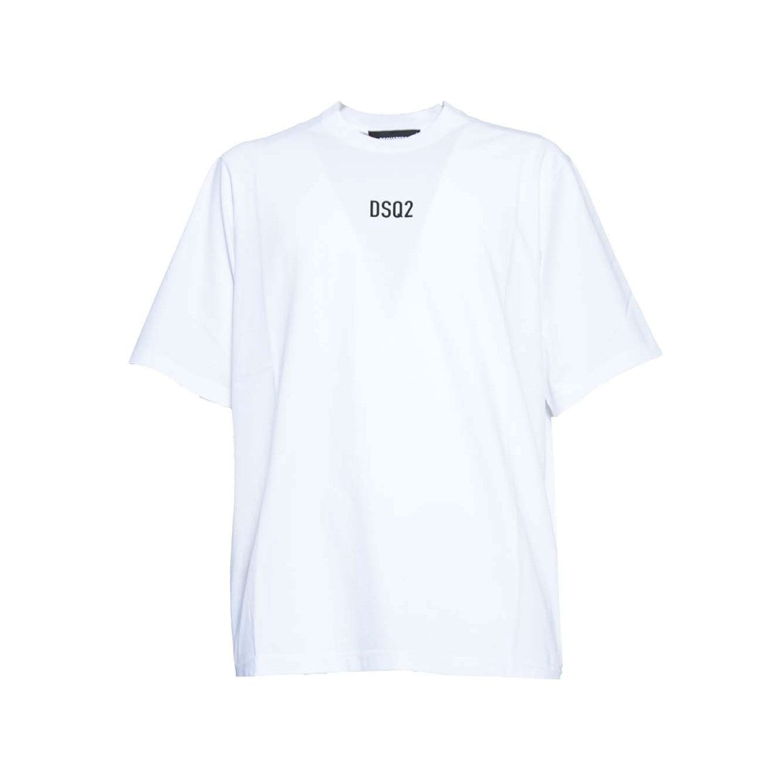 Dsquared2 White Cotton Dsq2 Loose Fit T-Shirt