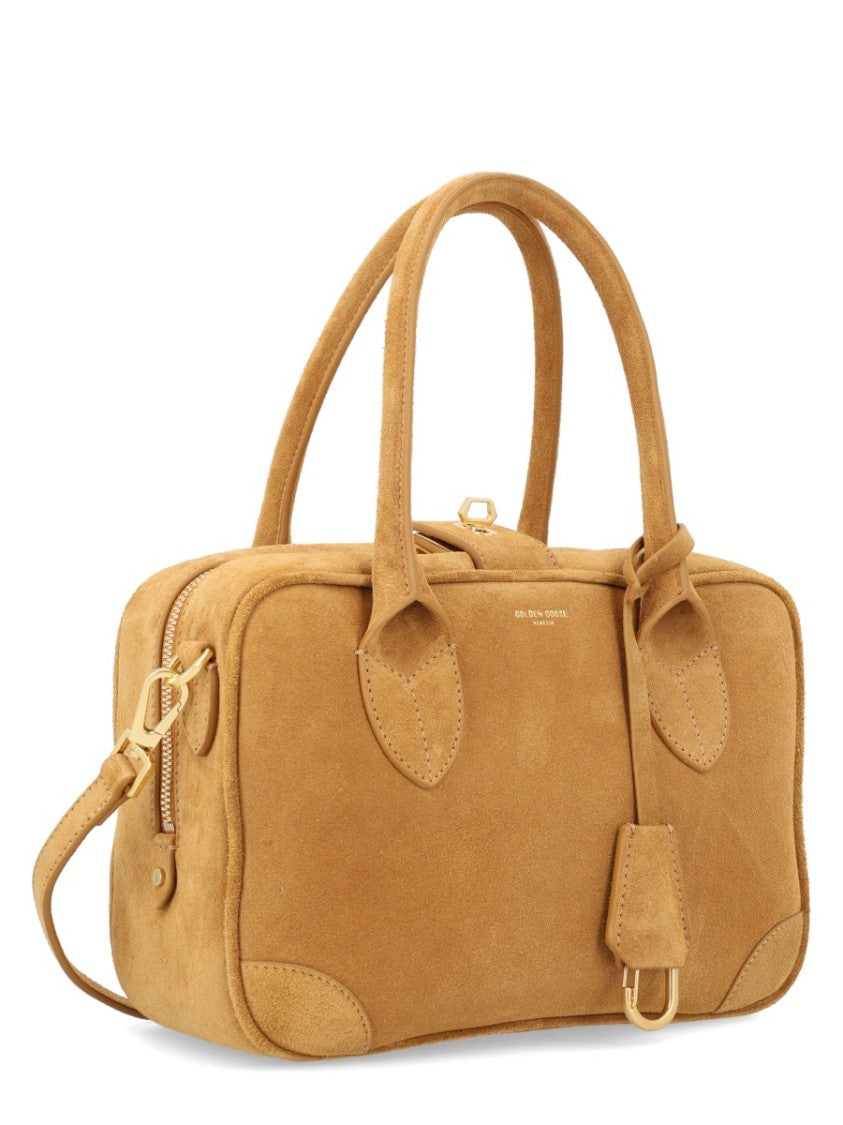 Golden Goose Life Suede Structured Handbag