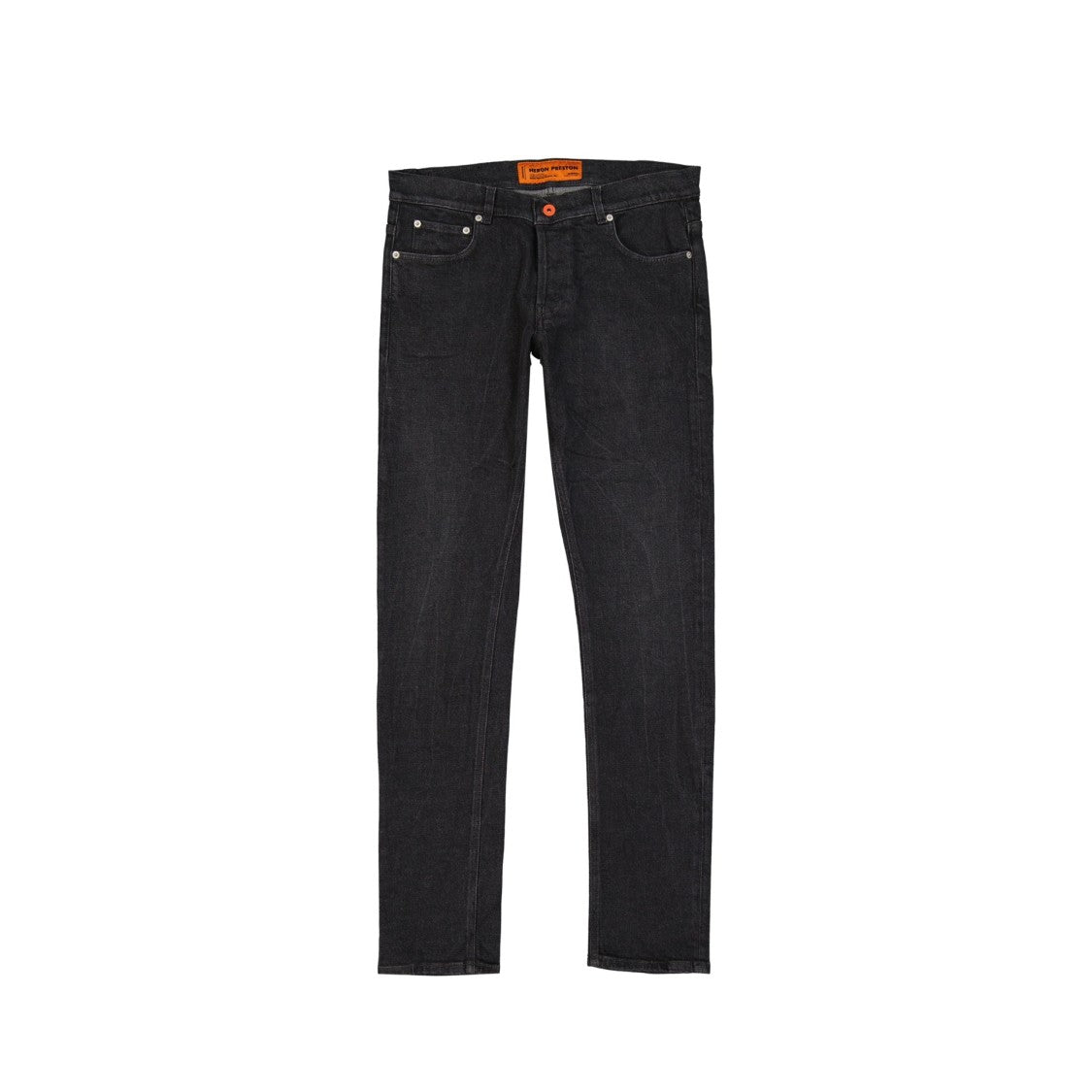 Heron Preston Cotton Denim Slim Jeans