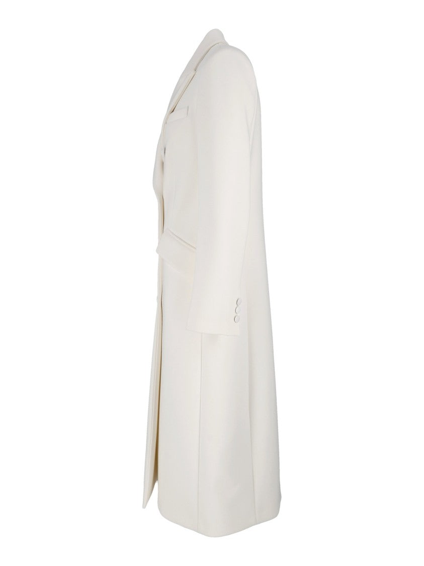 Elisabetta Franchi Double-Breasted Knee-Length Coat