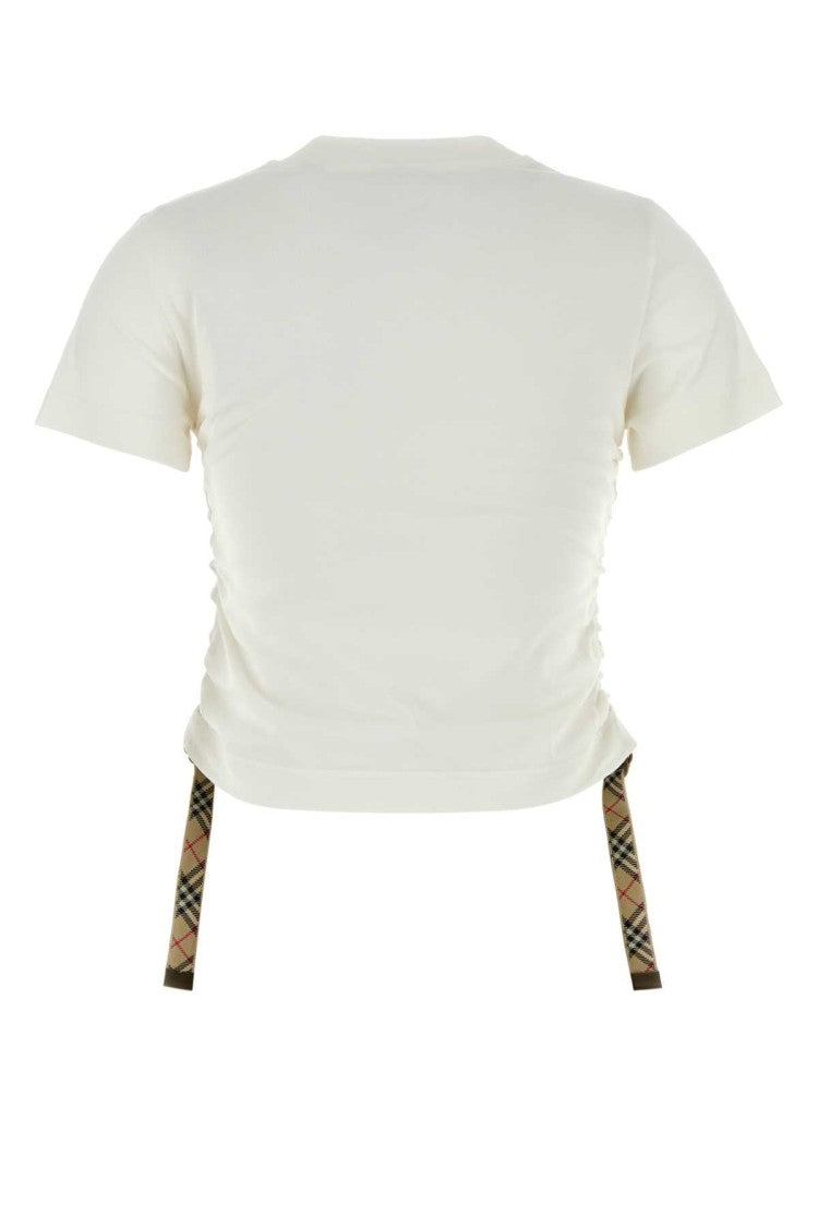 Burberry White Cotton T-Shirt
