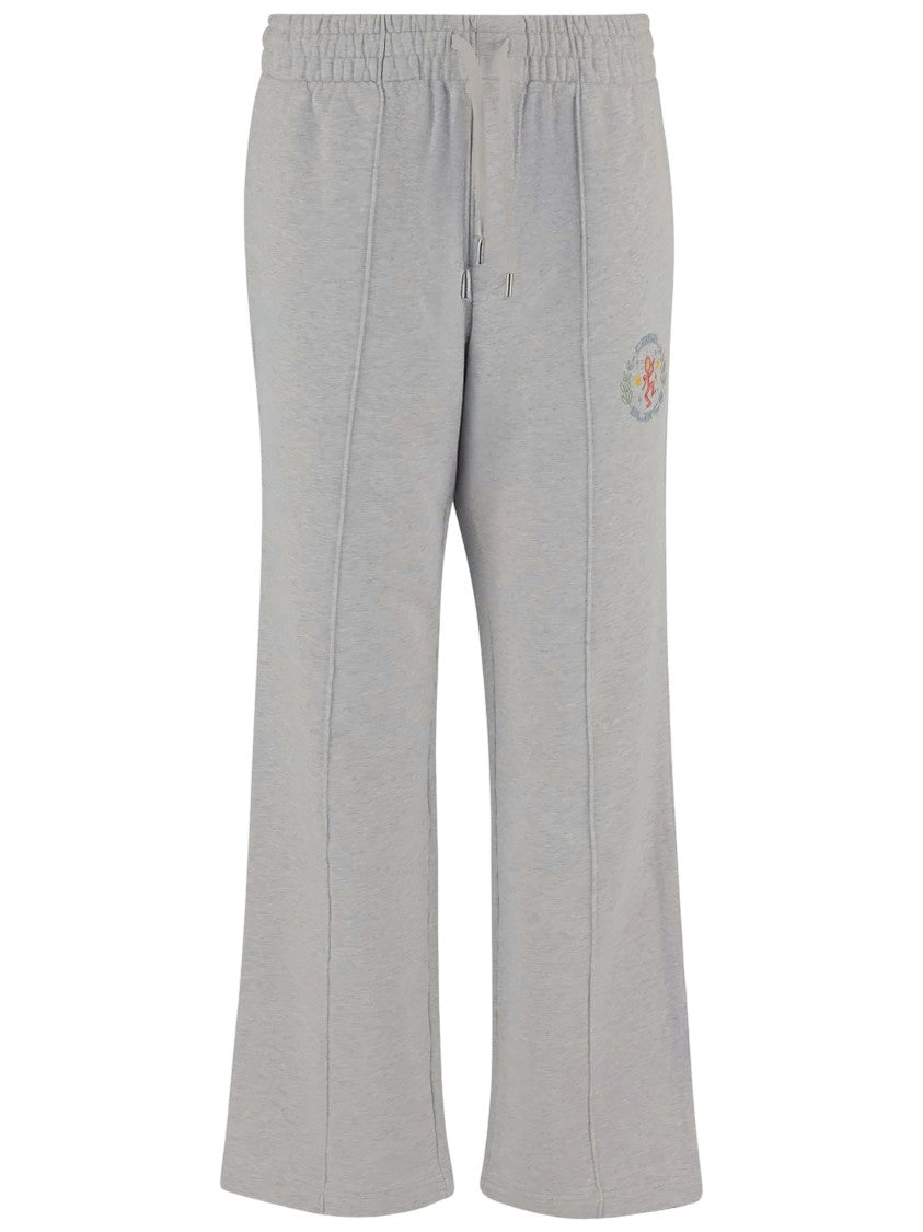 Casablanca Wide Leg Casual Pants With Elasticated Waist