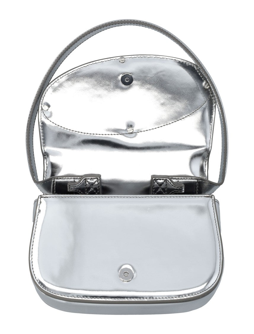 Diesel 1 Dr Mirror Leather Reflective Leather Shoulder Bag
