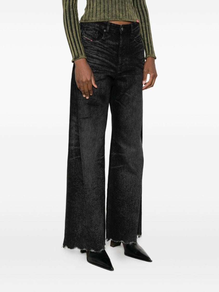 Diesel Classic Straight-Leg Jeans With Mid-Rise Waist
