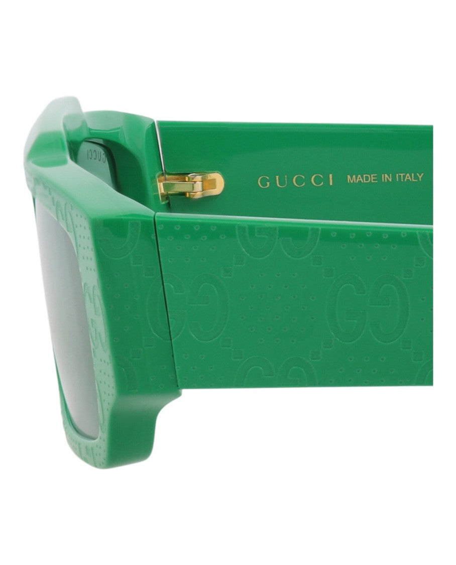 Gucci Square-Frame Recycled Acetate Sunglasses