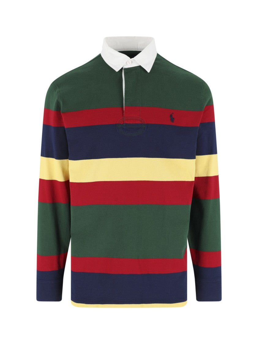 Polo Ralph Lauren Multicolor Horizontal Striped Long-Sleeve Polo