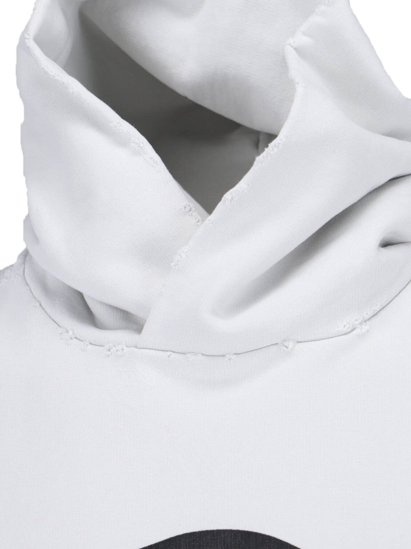 Balenciaga "3B Liquified" Hoodie – White