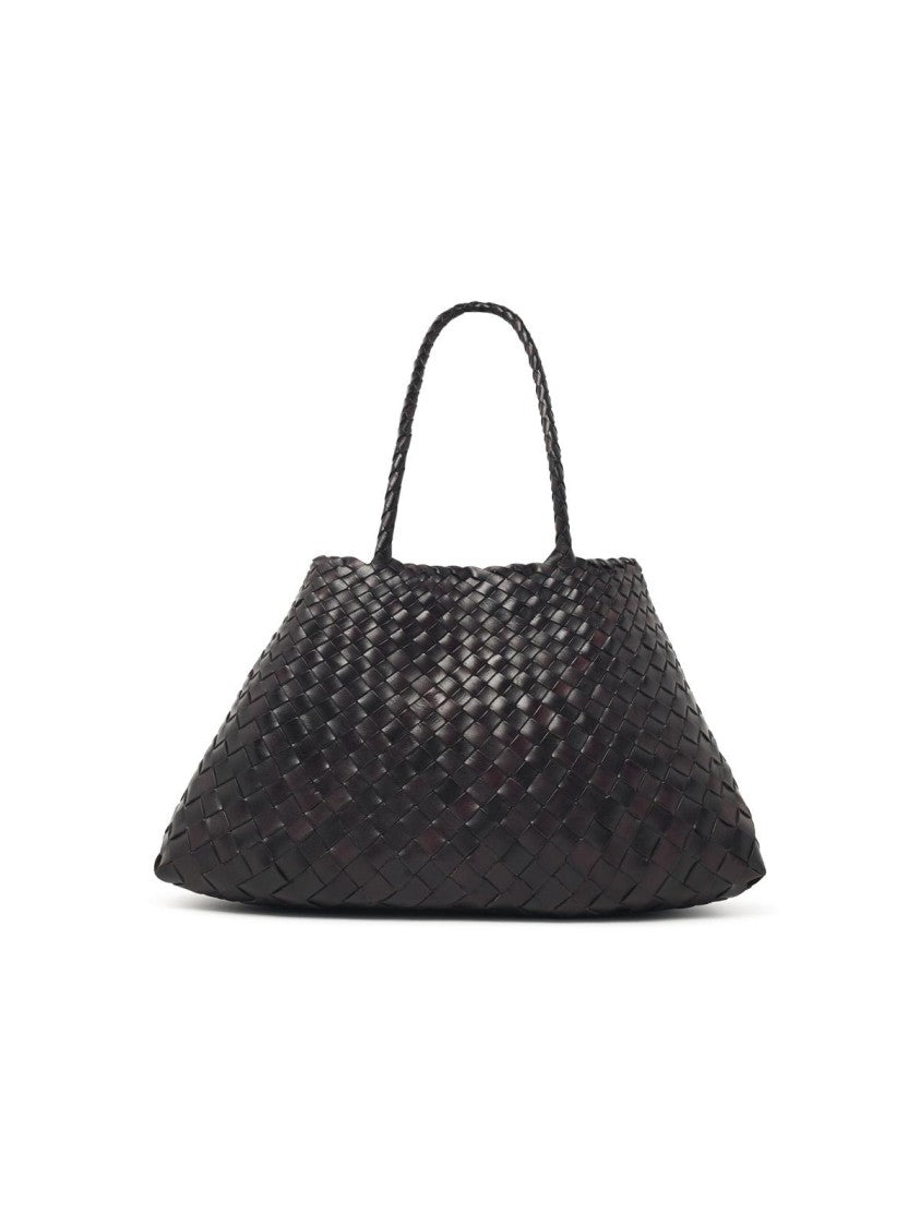 Dragon Diffusion 'Santa Croce Big' Dark Brown Leather Bag