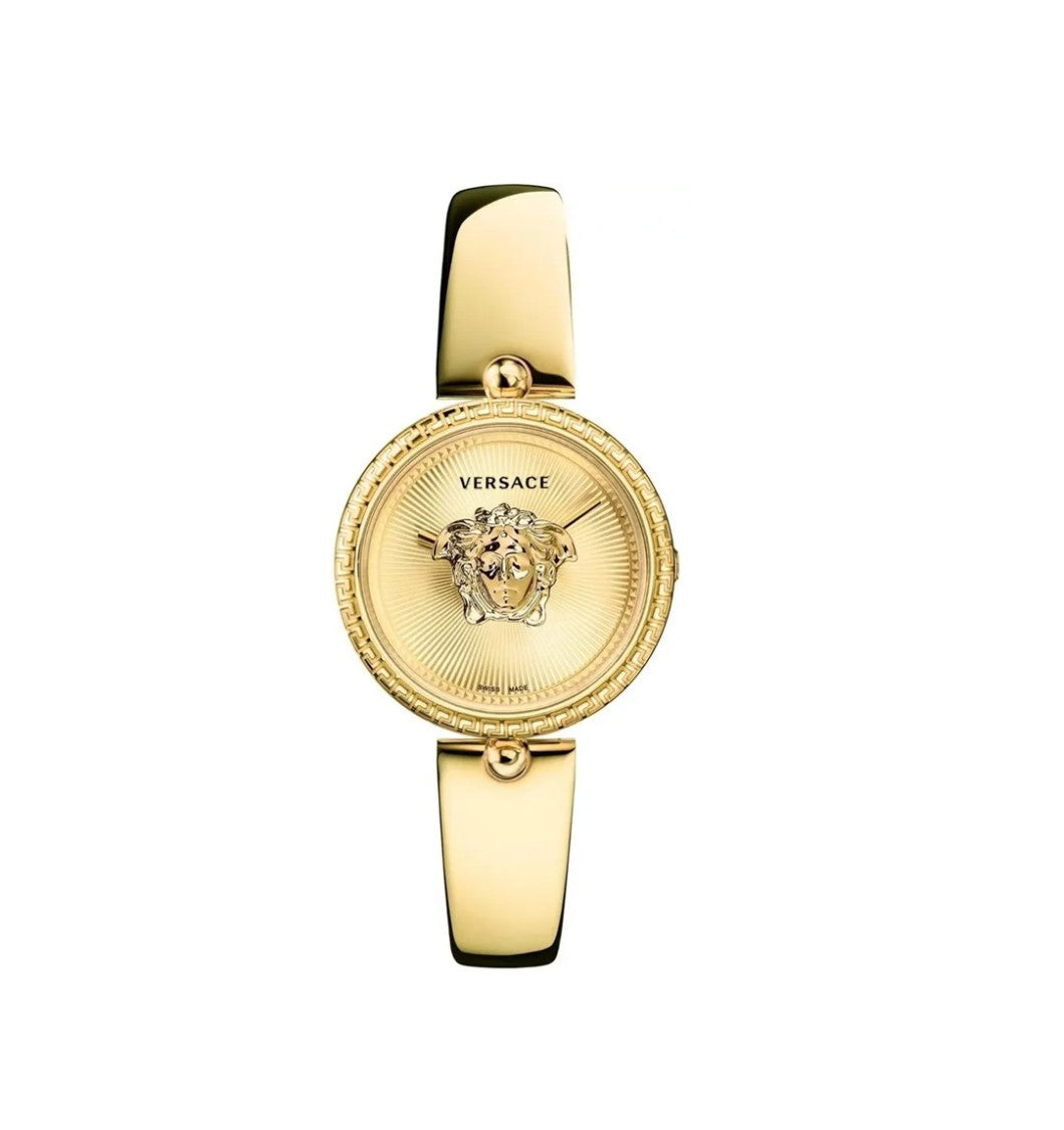 Versace Palazzo Empire 34Mm Women's Gold-Tone Quartz Watch — Gold Dial