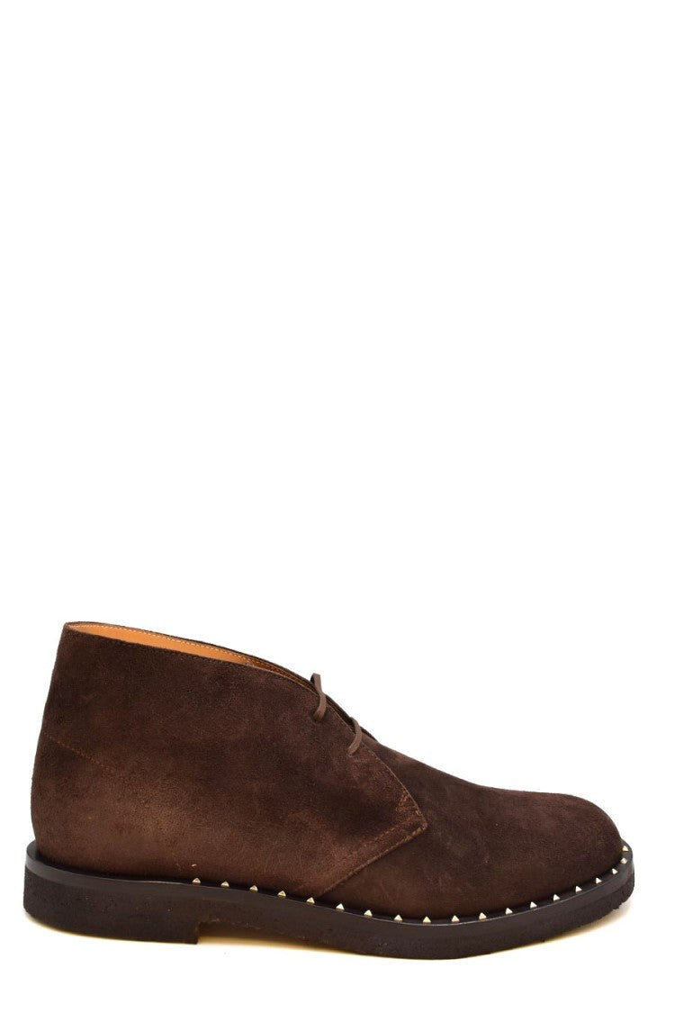 Valentino Garavani Brown Suede Boots