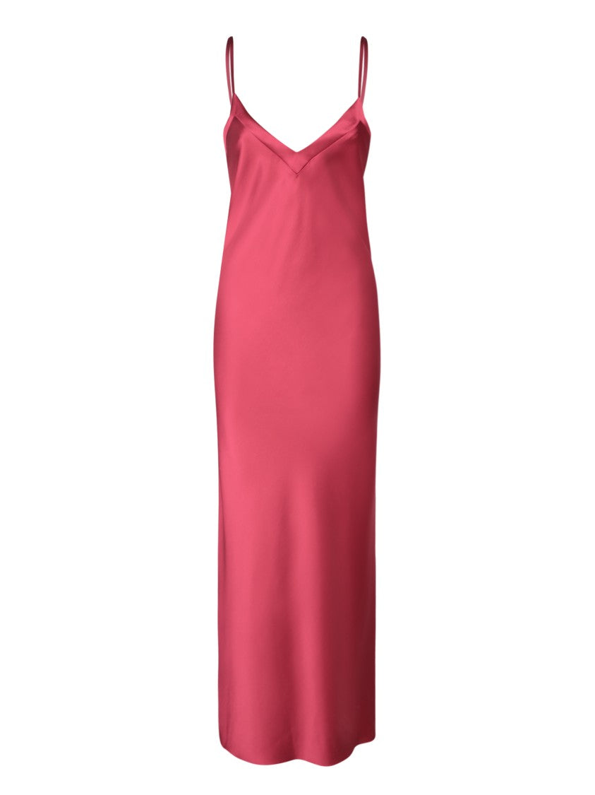 Blanca Vita Maxi Dress With Spaghetti Straps And V-Neck Design