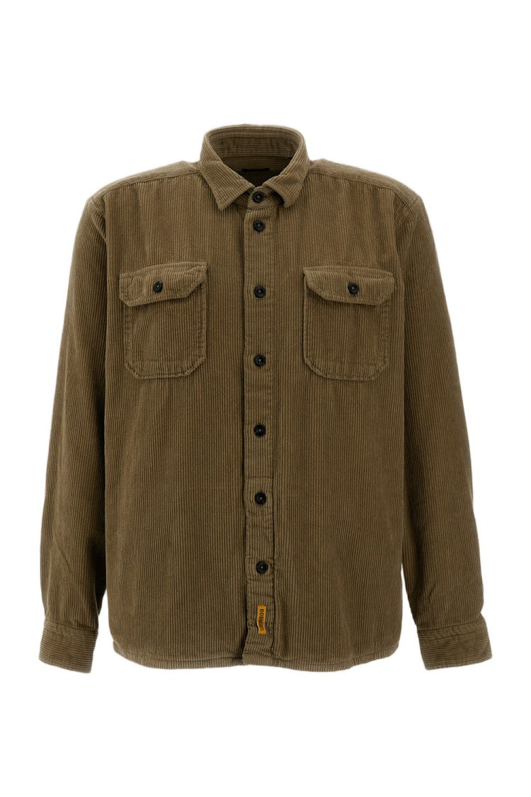 Bdbaggies Beige Corduroy Overshirt Jacket