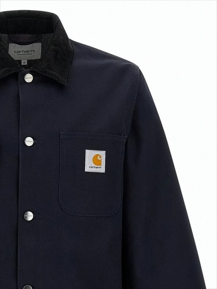 Carhartt Wip Sturdy Button-Up Jacket With Corduroy Collar