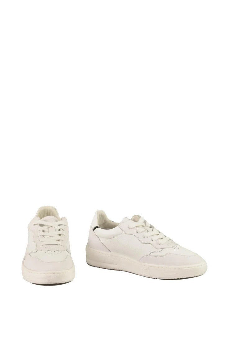 Nevver White Leather Sneakers